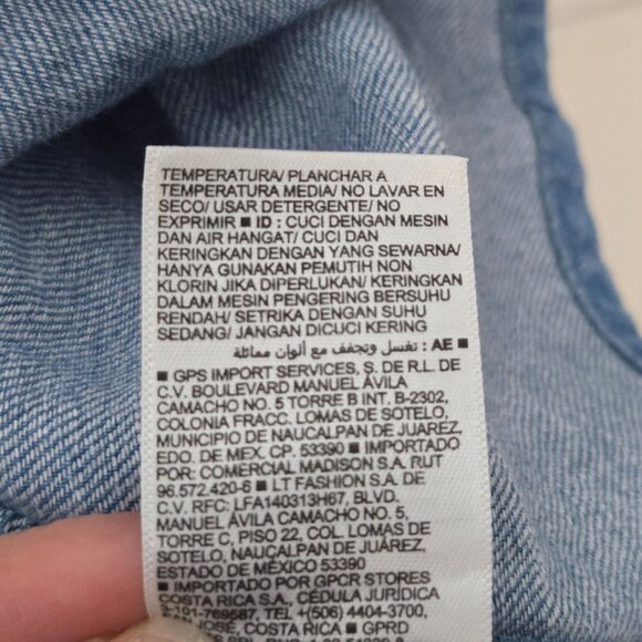 Old Navy Women's Size XL Fit & Flare Twist-Front Denim Maxi Dress Puff Sleeves - Picture 8 of 9